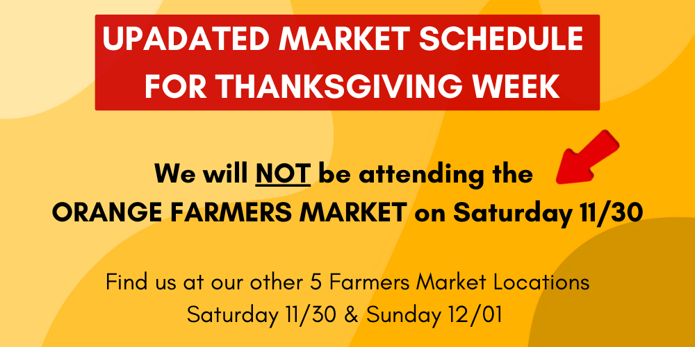 orange market not attending 11/30 